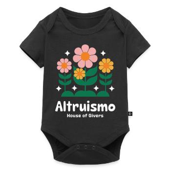 Altruismo Selfless Giving Giving School Spirit - Baby Premium short-sleeve bodysuit - black - Front