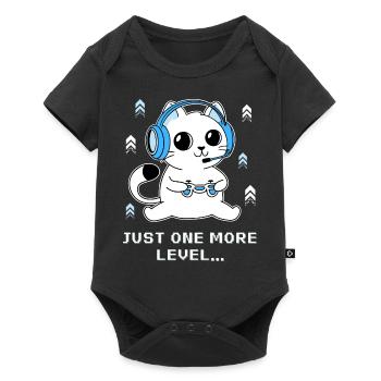 Nur noch eine Ebene - Baby Premium Kurzarmbody - Schwarz - Vorne
