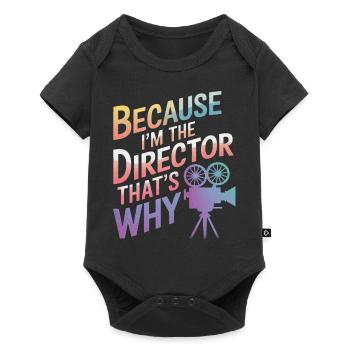 Filmmaker Film Director Cinematographer Film - Baby Premium short-sleeve bodysuit - black - Front