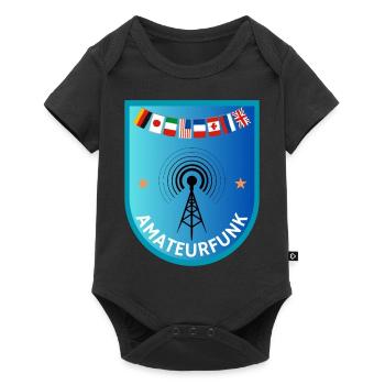 AMATEUR RADIO - Body à manches courtes Premium Bébé - noir - Devant