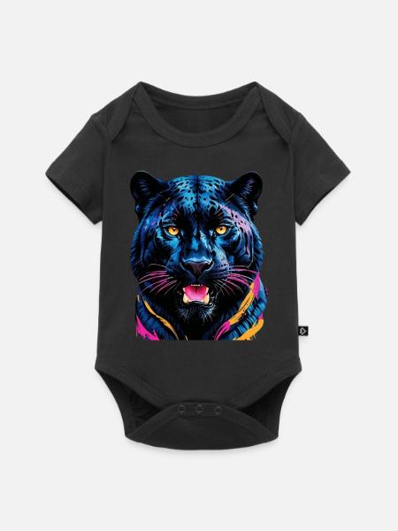 Tiger - Baby Premium Kurzarmbody - Schwarz