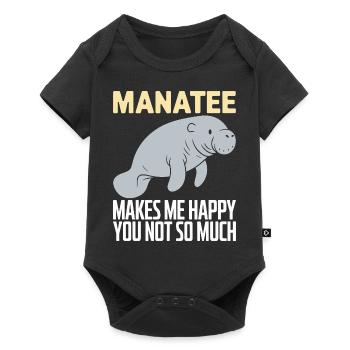 Manatee - Baby Premium short-sleeve bodysuit - black - Front
