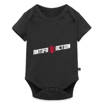 Antifa Action (Fist) - Baby Premium Kurzarmbody - Schwarz - Vorne