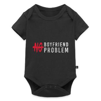 Problème, amusement, satire, sarcasme - Body à manches courtes Premium Bébé - noir - Devant