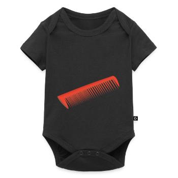 coiffeur de coiffeur de coiffeur de coiffeur salon de coiffure divulgue b - Body à manches courtes Premium Bébé - noir - Devant