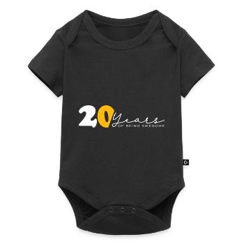 Jahrgang 2004 Lustig 20 Jahre Bday Männer Frauen - Baby Premium Kurzarmbody - Schwarz - Vorne