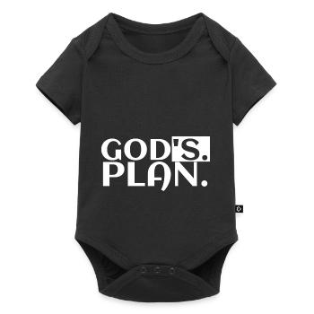 Plan de Dieu - Plan de Dieu | Chemise amusante - Body à manches courtes Premium Bébé - noir - Devant