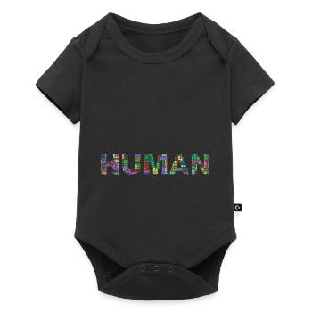 Human Human Race - Baby Premium short-sleeve bodysuit - black - Front