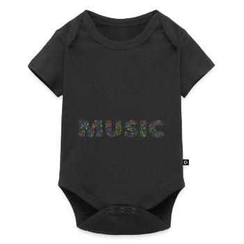 musique - Body à manches courtes Premium Bébé - noir - Devant