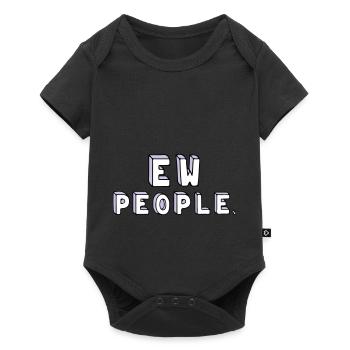 People are stupid. - Baby Premium short-sleeve bodysuit - black - Front
