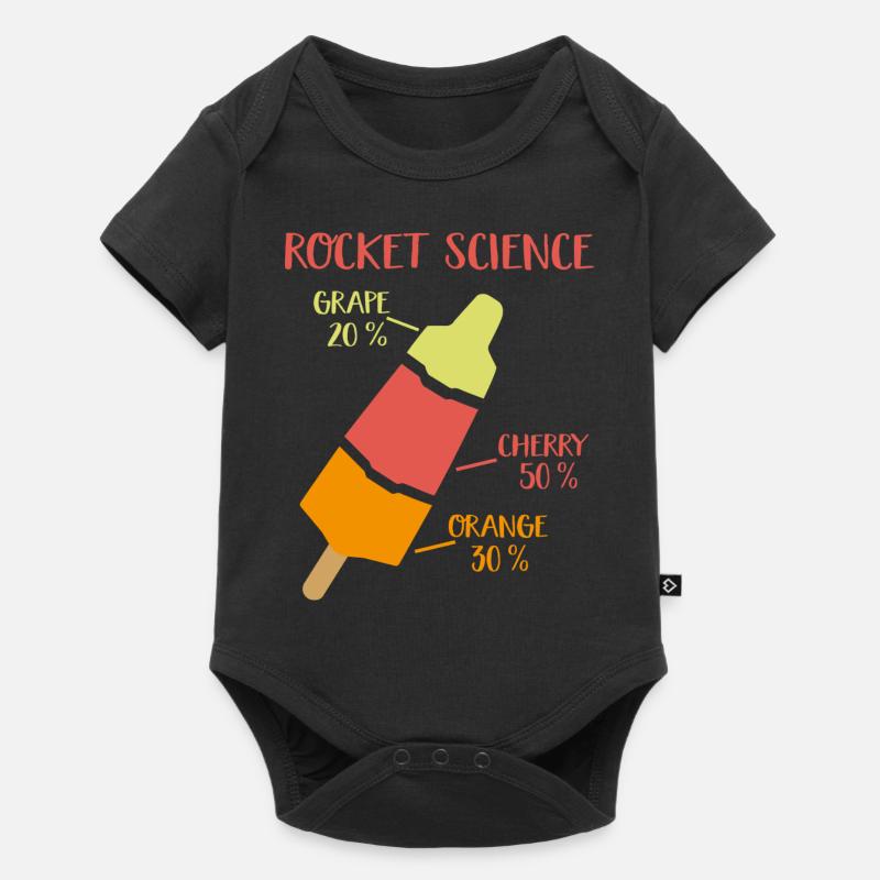 rocket science - Baby Premium Kurzarmbody - Schwarz