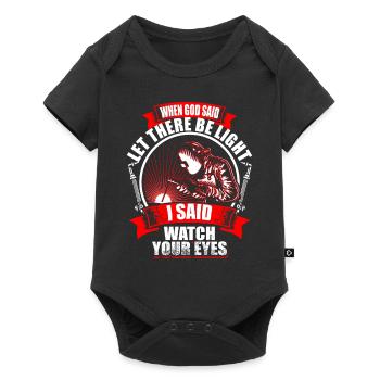 When God Said - Welder - Baby Premium Kurzarmbody - Schwarz - Vorne