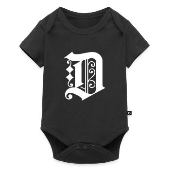 Detroit T Shirt Graphic - Baby Premium Kurzarmbody - Schwarz - Vorne
