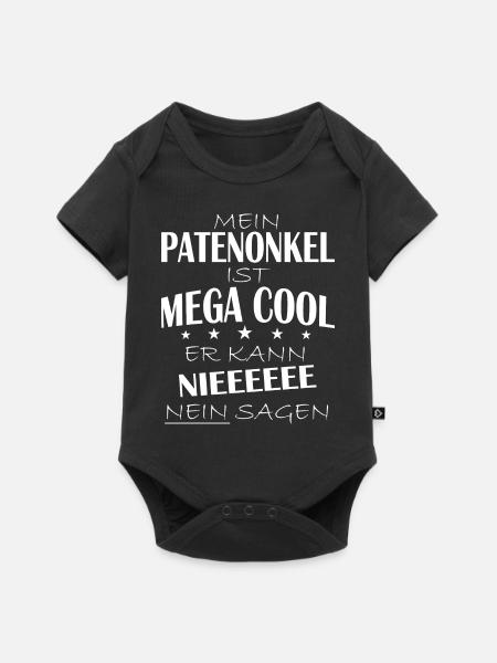 PATENONKEL KANN NIEEE - Baby Premium Kurzarmbody - Schwarz