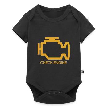 Vérifier le moteur - Body à manches courtes Premium Bébé - noir - Devant