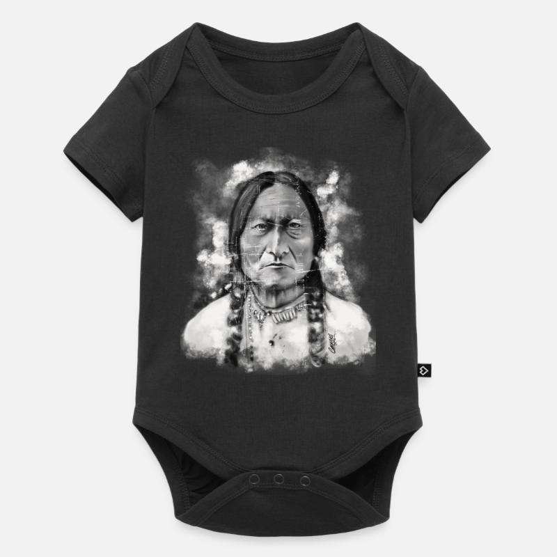 indien - Body à manches courtes Premium Bébé - noir