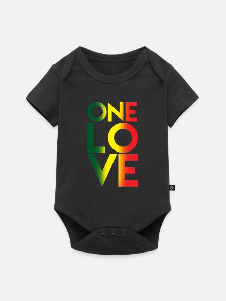 Eine Liebe - Baby Premium Kurzarmbody - Schwarz