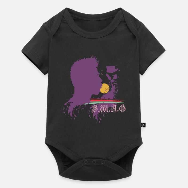 SWAG - Body à manches courtes Premium Bébé - noir