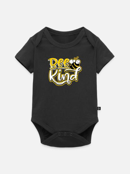 Anti-Mobbing-Bewusstseins-Geschenk - Baby Premium Kurzarmbody - Schwarz