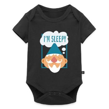 Saying Gift Goblin Dwarf Fantasy Fairy Tale Child - Baby Premium short-sleeve bodysuit - black - Front