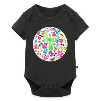 Summer Fun - Body à manches courtes Premium Bébé - noir - Devant