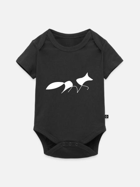 Fox gift idea - Baby Premium short-sleeve bodysuit - black