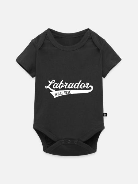 Labrador Retriever - Baby Premium Kurzarmbody - Schwarz