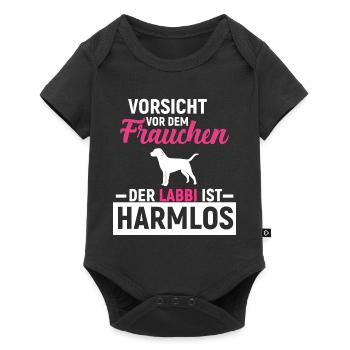 Labrador Retriever - Baby Premium Kurzarmbody - Schwarz - Vorne
