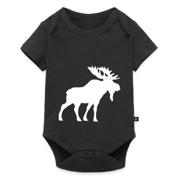 Élan - Body à manches courtes Premium Bébé - noir - Devant