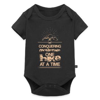 Traverser chaque montagne - Mountaineer Design - Body à manches courtes Premium Bébé - noir - Devant