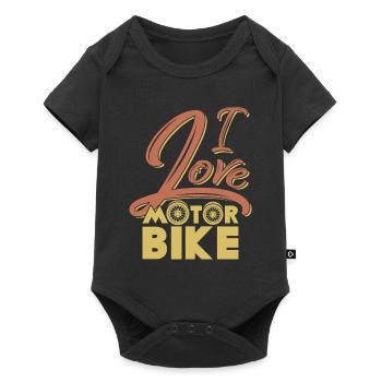 Motorcycle saying Chopper Cruiser exit - Baby Premium short-sleeve bodysuit - black - Front