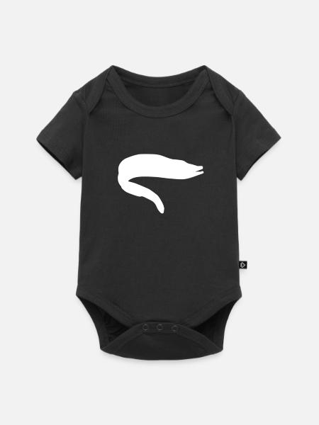 Aal - Baby Premium Kurzarmbody - Schwarz