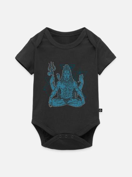 Shiva - Body à manches courtes Premium Bébé - noir