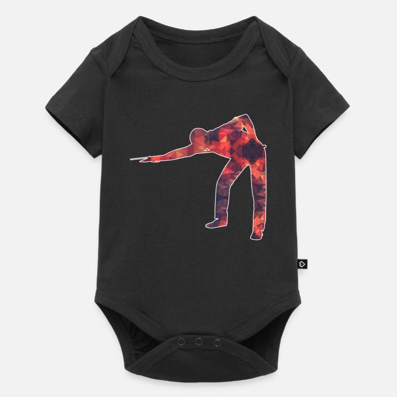 Snooker / Billard / Pool - Baby Premium Kurzarmbody - Schwarz
