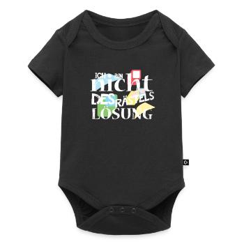 Lösung Rätsel Aufgabe - Baby Premium Kurzarmbody - Schwarz - Vorne