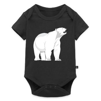 Polar bear polar bear bears - Baby Premium short-sleeve bodysuit - black - Front