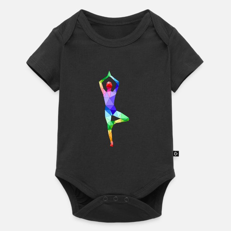 Yoga - Body à manches courtes Premium Bébé - noir