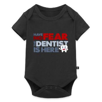 The dentist is here - Baby Premium short-sleeve bodysuit - black - Front