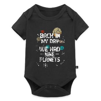 Nerd Shaldon Spruch Shirt - nerdig Geschenk - Baby Premium Kurzarmbody - Schwarz - Vorne