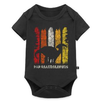Parasaurolophus dinosaur - Baby Premium short-sleeve bodysuit - black - Front