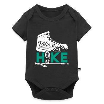 Take a hike gift hiking hike mountain - Baby Premium short-sleeve bodysuit - black - Front