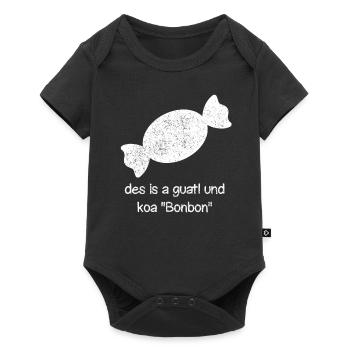 Bayrisch - Baby Premium Kurzarmbody - Schwarz - Vorne