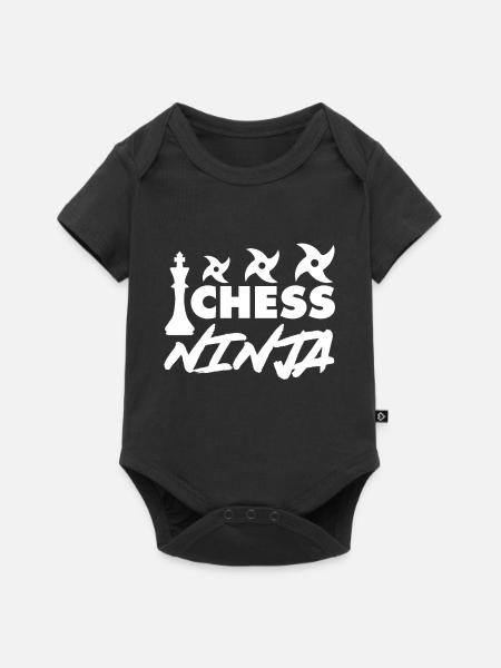 Schach - Baby Premium Kurzarmbody - Schwarz