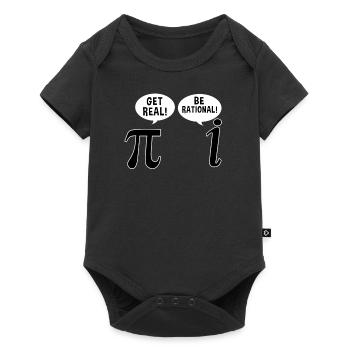 math funny saying scientist gift idea - Baby Premium short-sleeve bodysuit - black - Front
