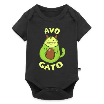 cute cats gift - Baby Premium short-sleeve bodysuit - black - Front
