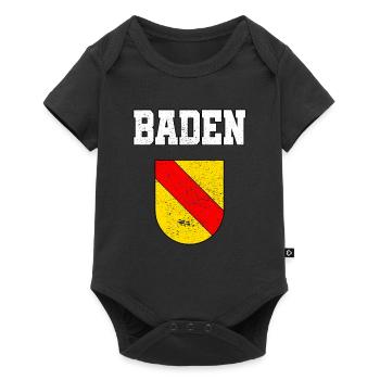 Baden Badisch coat of arms Badnerland gift - Baby Premium short-sleeve bodysuit - black - Front