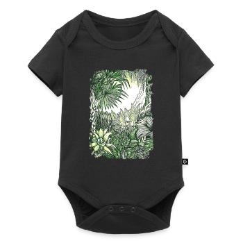Dschungel Regenwald Naturschutz Amazonas Natur - Baby Premium Kurzarmbody - Schwarz - Vorne