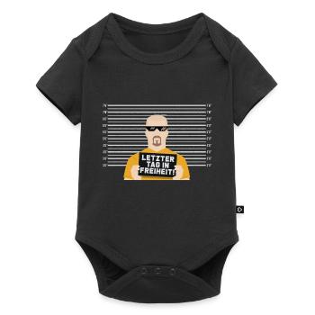 Letzter Tag in Freiheit! - Baby Premium Kurzarmbody - Schwarz - Vorne