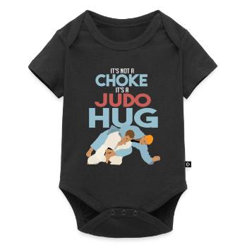 It s A Judo Hug Special Sport - Baby Premium Kurzarmbody - Schwarz - Vorne