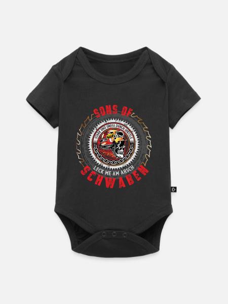 SONS OF SCHWABEN - Baby Premium Kurzarmbody - Schwarz